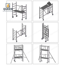 Load image into Gallery viewer, Aluminium Scaffolding for Construction Scaffold Mobile Foldable Platform