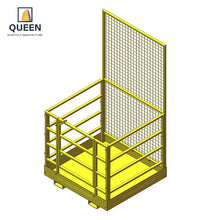 Load image into Gallery viewer, LINYI QUEEN 36" X 36" Forklift Safety Cage Heavy Duty Steel Forklift Man Basket Foldable Forklift Work