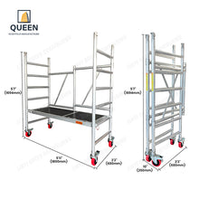 Load image into Gallery viewer, Aluminium Scaffolding for Construction Scaffold Mobile Foldable Platform