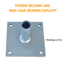 Load image into Gallery viewer, Custom Scaffolding Accessories Base Plate Plated Ground Level Base Jack Plate Feet for System Scaffolding Assemble