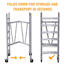 Load image into Gallery viewer, Aluminium Scaffolding for Construction Scaffold Mobile Foldable Platform