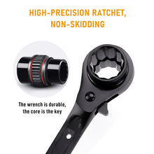 Load image into Gallery viewer, Scaffolder Quick Ratchet Wrench Multifunctional Double Headed Four Use