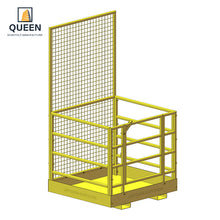 Load image into Gallery viewer, LINYI QUEEN 36" X 36" Forklift Safety Cage Heavy Duty Steel Forklift Man Basket Foldable Forklift Work