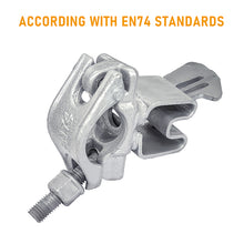 Load image into Gallery viewer, LINYI QUEEN Drop Forged Single Coupler with Wedge German Type Wedge Clamp Scaffolding Parts