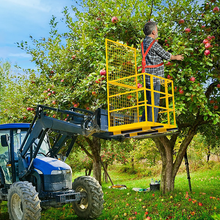 Load image into Gallery viewer, LINYI QUEEN 36" X 36" Forklift Safety Cage Heavy Duty Steel Forklift Man Basket Foldable Forklift Work