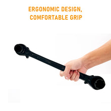 Load image into Gallery viewer, Scaffolder Quick Ratchet Wrench Multifunctional Double Headed Four Use