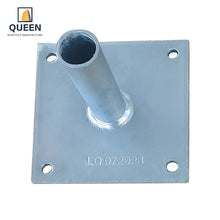 Load image into Gallery viewer, Custom Scaffolding Accessories Base Plate Plated Ground Level Base Jack Plate Feet for System Scaffolding Assemble