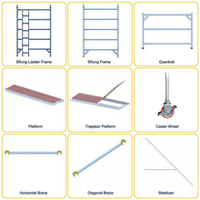 Load image into Gallery viewer, Scaffolding Tower Mobile Aluminium Scaffolding Tower