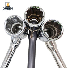 Load image into Gallery viewer, Poker Handle Scaffold Spanner with Solid Head Aluminum Classic Poka