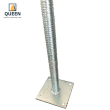 Load image into Gallery viewer, Queen Scaffolding Jack Base Hot Dip Galvanized  Scaffold Screw Base Jack