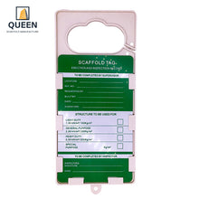 Load image into Gallery viewer, Scaffolding Tie Tags Abs Engineering Plastic Safety Lockout Warning