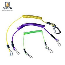 Load image into Gallery viewer, Retractable Scaffolding Tool lanyard  Plastic Coiled Spring