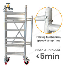 Load image into Gallery viewer, Aluminium Scaffolding for Construction Scaffold Mobile Foldable Platform
