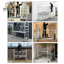 Load image into Gallery viewer, Aluminium Scaffolding for Construction Scaffold Mobile Foldable Platform
