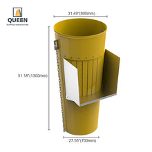 Load image into Gallery viewer, Linyi Queen Hopper Chute Construction Debris Chutes Roofing Trash Rubbish Chute
