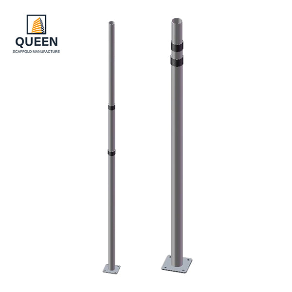 Steel Lights Lamp Post Parts Lamp Post Solar  Pole Aluminum Adjustable Height Rod