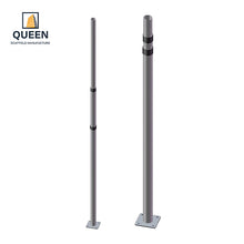 Load image into Gallery viewer, Steel Lights Lamp Post Parts Lamp Post Solar  Pole Aluminum Adjustable Height Rod
