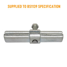 Load image into Gallery viewer, Drop Forged BS1139 48.3mm Construction Coupler Inner internal Joint Pin Clamp Scaffolding bone joint
