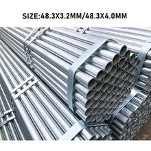 Load image into Gallery viewer, BS1139 Standard 48.3mm Hot Dipped Galvanized Steel Scaffolding Tube 3.2mm 4mm
