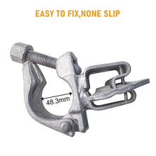 Load image into Gallery viewer, LINYI QUEEN Drop Forged Single Coupler with Wedge German Type Wedge Clamp Scaffolding Parts
