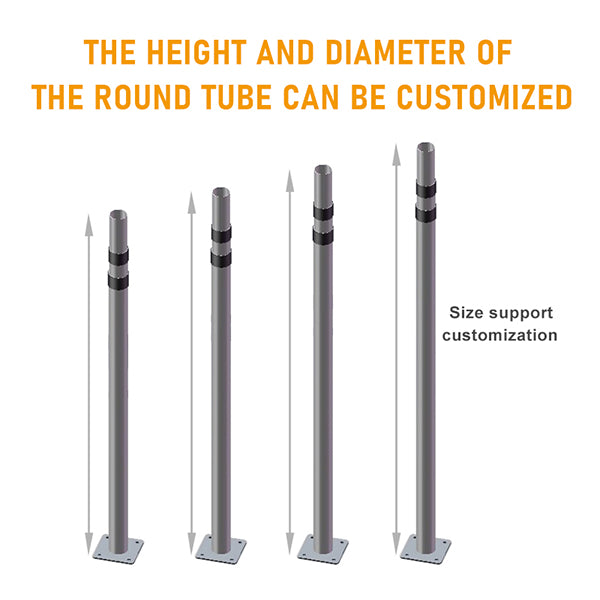 Light Post Components Steel Lights Lamp Post Parts Lamp Post Solar Pole Aluminum Adjustable ...