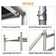 Load image into Gallery viewer, Aluminium Scaffolding for Construction Scaffold Mobile Foldable Platform
