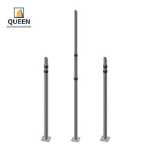 Load image into Gallery viewer, Steel Lights Lamp Post Parts Lamp Post Solar  Pole Aluminum Adjustable Height Rod
