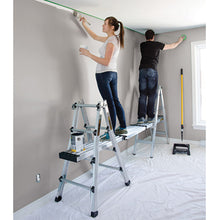 Load image into Gallery viewer, QUEEN 9ft-13ft Duty Light Weight All Aluminium Telescoping scaffold plank
