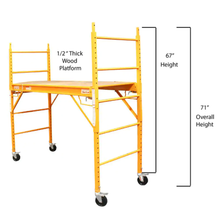Load image into Gallery viewer, Steel Home Use Scaffolding with 1000 lb. Capacity
