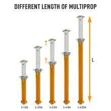 Load image into Gallery viewer, Adjustable Multiprop Tower Acrow Aluminium Prop  for Slab Formwork
