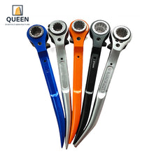 Load image into Gallery viewer, Double size reversible scaffolding ratchet wrench
