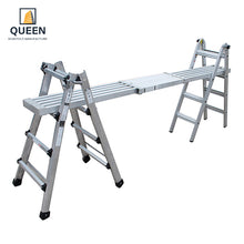Load image into Gallery viewer, QUEEN 9ft-13ft Duty Light Weight All Aluminium Telescoping scaffold plank
