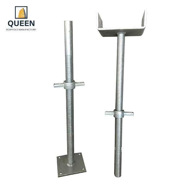 Queen Scaffolding Jack Base Hot Dip Galvanized  Scaffold Screw Base Jack