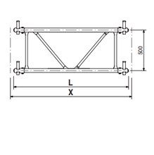 Load image into Gallery viewer, MULTIPROP Frames MRK, Steel Bracing frame for MULTIPROP
