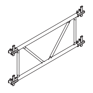 MULTIPROP Frames MRK, Steel Bracing frame for MULTIPROP – scaffolding ...